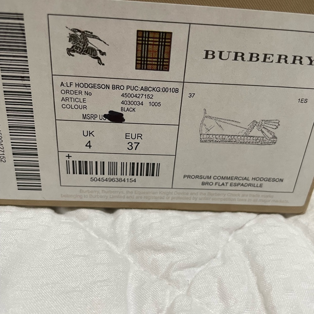 Burberry espadrilles - Picture 5 of 5